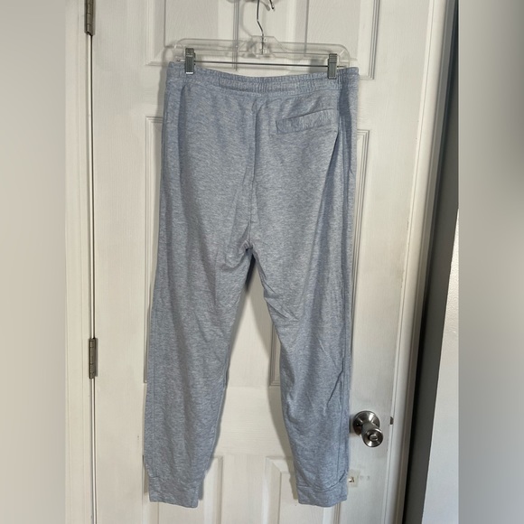 Reiss Women's Jules Brushed Cuffed Jogger Pants Blue Large - Picture 3 of 4